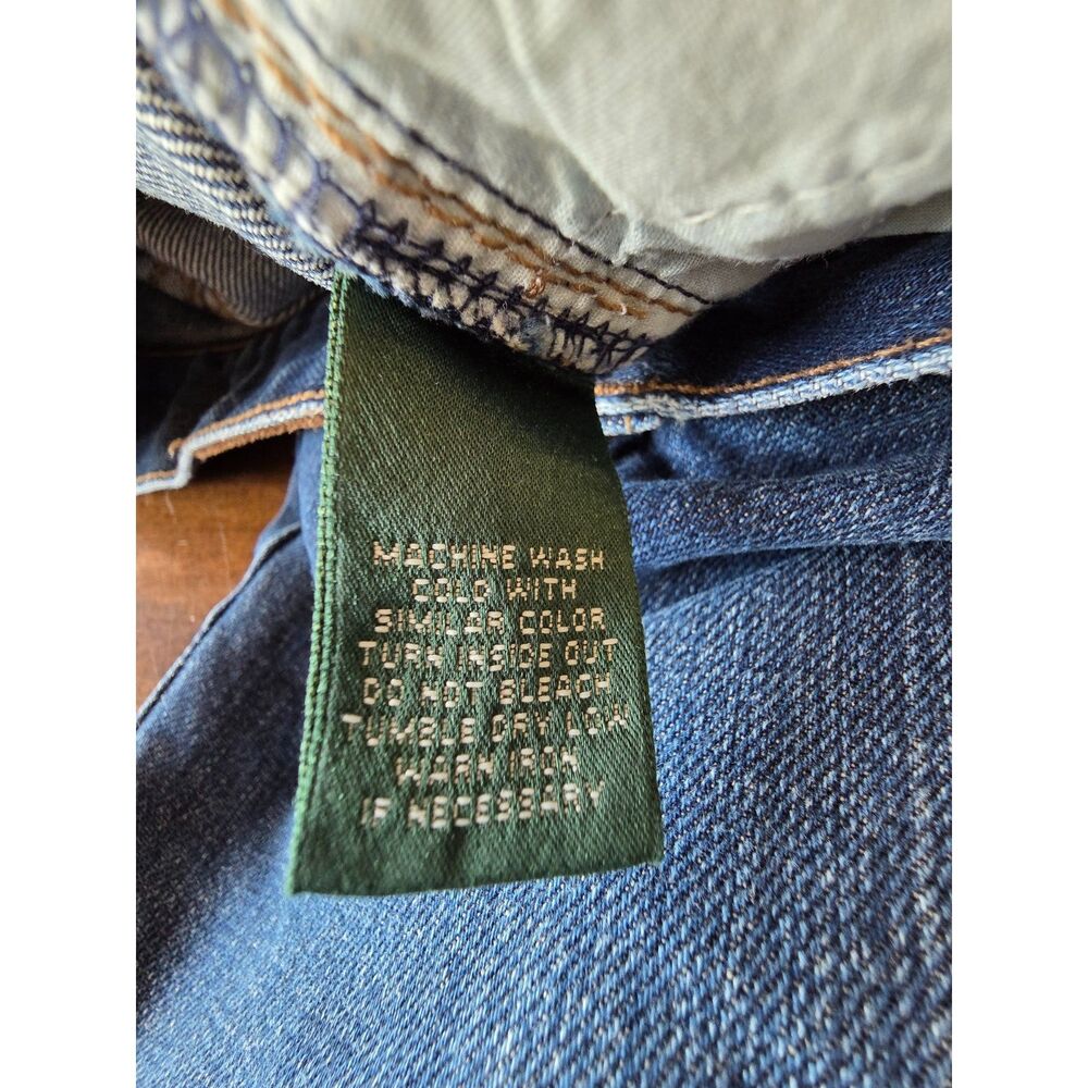 Vintage Lauren Jeans Co Ralph Lauren Bootcut Jeans Women's Size 8 USA 90s Denim - Picture 8 of 8